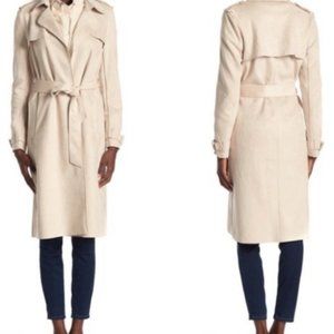 Philosophy Faux Suede Trench Coat